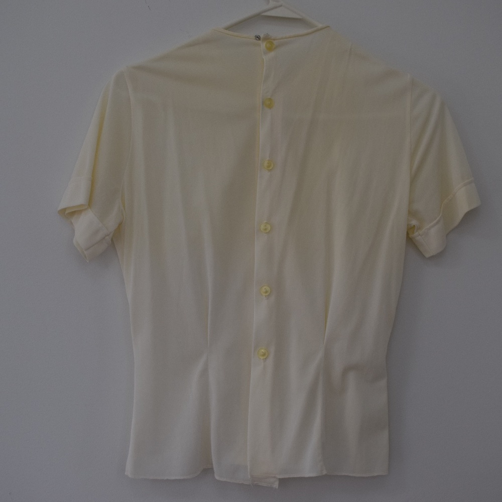 Vintage 1950's Blouse (off white) - Picture 3 of 4